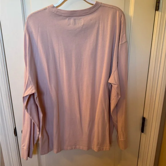 Abercrombie & Fitch Pale Pink Long Sleeve Soft Tee Shirt • XXL - Picture 2 of 5